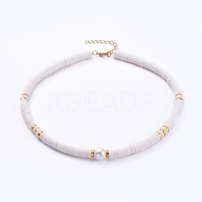 Beaded Necklaces NJEW-JN02726-01-1