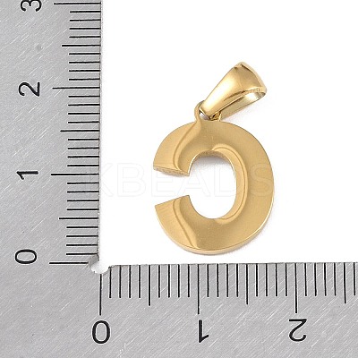 Natural White Shell Alphabet Pendants STAS-M338-02G-C-1