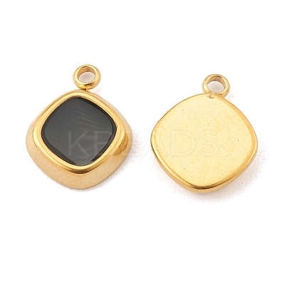 Fashion 304 Stainless Steel Enamel Charms STAS-Z009-11G-1