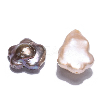 Baroque Natural Nucleated Keshi Pearl Beads PEAR-S020-A02-1-1