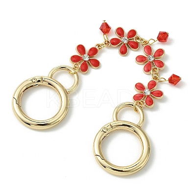 Zinc Alloy Spring Gate Rings Bag Extension Chains AJEW-BA00142-01-1