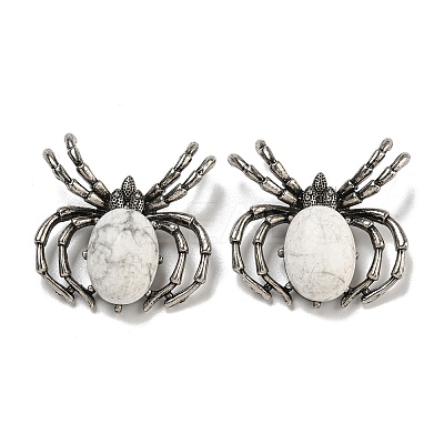 Natural Howlite Pendants G-G147-05AS-03-1