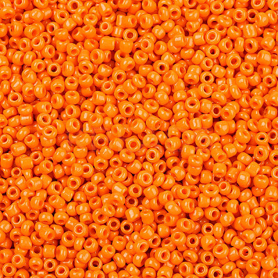 12/0 Opaque Colours Round Glass Seed Beads X-SEED-A010-2mm-50-1