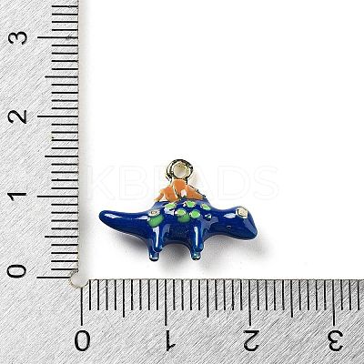 Alloy Enamel Pendants ENAM-H043-01G-12-1