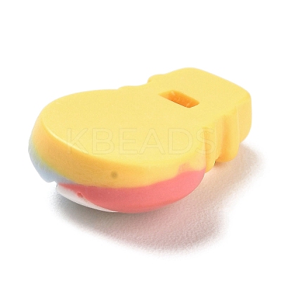 Opaque Resin Cabochons RESI-F045-15F-1