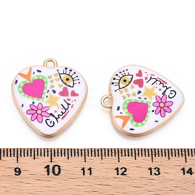 Printed Alloy Pendants LS-ENAM-ZX002-36A-1