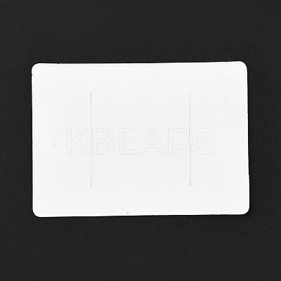 Rectangle Paper Hair Clip Display Cards DIY-B061-02E-1