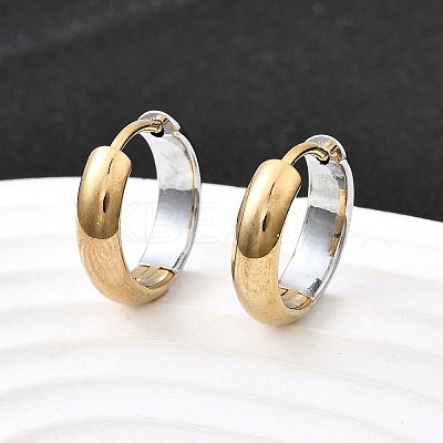 304 Stainless Steel Hoop Earrings LS-EJEW-Z123-01B-GP-1