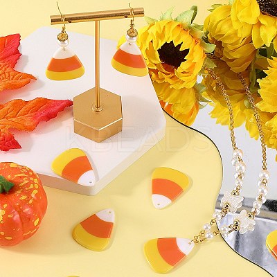 20Pcs Halloween Acrylic Pendants SACR-SC0001-32-1