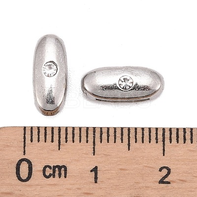 Letter Slider Beads for Watch Band Bracelet Making ALRI-O012-I-NR-1