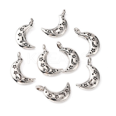 Tibetan Style Alloy Pendants TIBEP-S299-27AS-RS-1