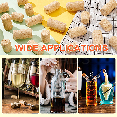 42Pcs 3 Styles Cork Stopper AJEW-BC0007-01-1