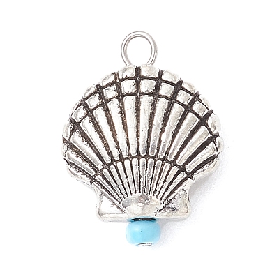 Ocean Themes Tibetan Style Alloy Pendants PALLOY-JF04441-1