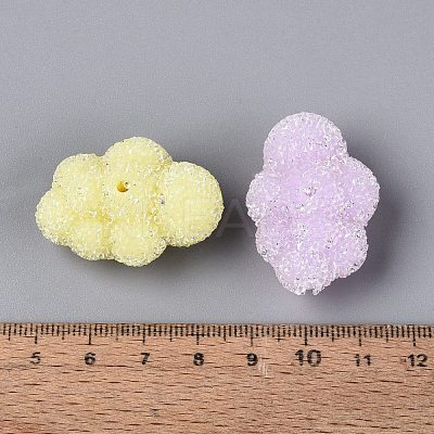 Opaque Acrylic Beads OACR-Q201-01B-M-1