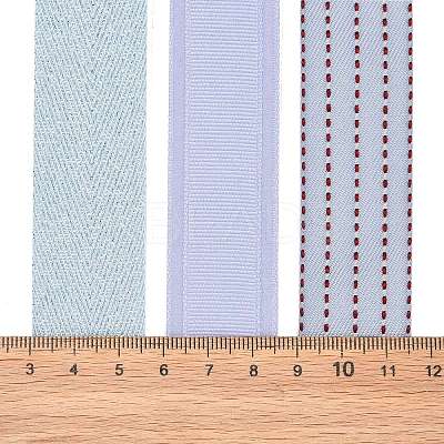 9 Yards 3 Styles Polyester Ribbon SRIB-A014-E02-1