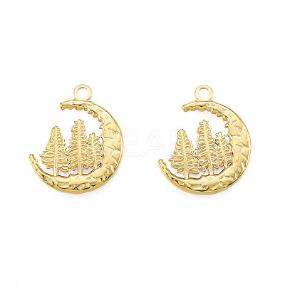 Ion Plating(IP) 201 Stainless Steel Pendants STAS-N098-233LG-1