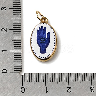 Printing 304 Stainless Steel Pendants STAS-K304-09D-G-1