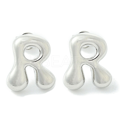 Rack Plating Brass Earrings EJEW-S222-01P-R-1