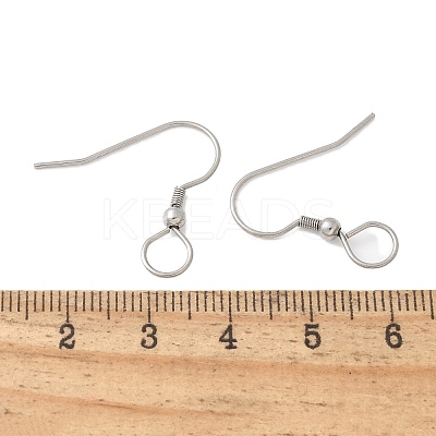 201 Stainless Steel Ear Hooks STAS-C117-03A-P-1