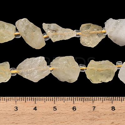 Natural Lemon Quartz Beads Strands GG-CBA0B77-A06-03-1