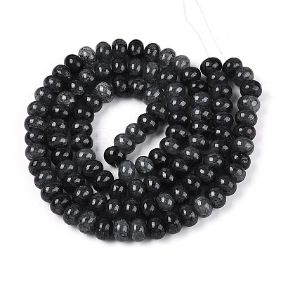 Baking Paint Crackle Glass Beads Strands DGLA-N020-01A-08-1