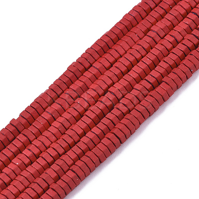 Spray Painted Non-magnetic Synthetic Hematite Beads Strands G-R468-02B-07-1