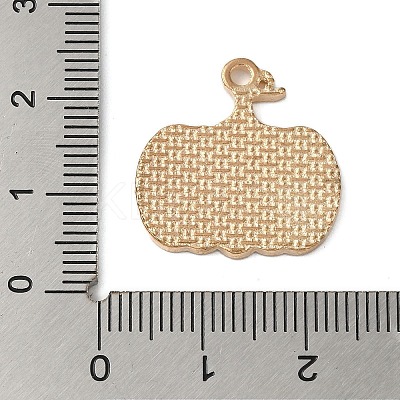 Thanksgiving Day Golden Tone Alloy Enamel Pendants ENAM-M002-01H-G-1