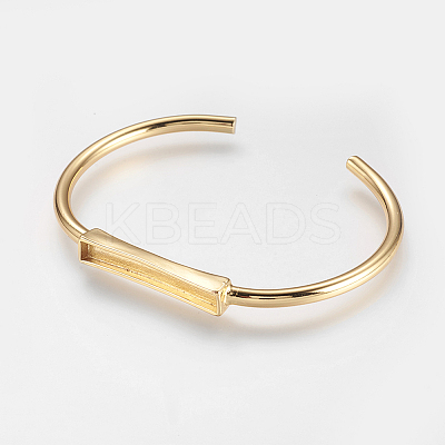 Brass Cuff Bangle Making LS-BJEW-K153-02C-1