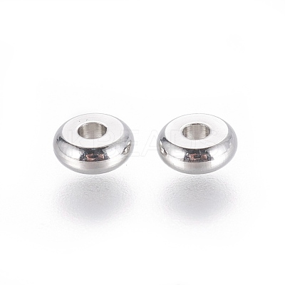 Tarnish Resistant 304 Stainless Steel Spacer Beads STAS-F205-02P-B-1