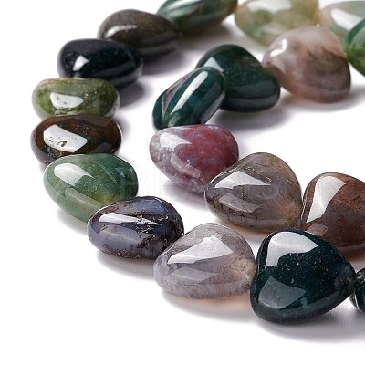 Natural Indian Agate Beads Strands G-B022-04-1