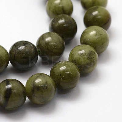 Natural Chinese Jade Beads Strands X-G-F363-10mm-1