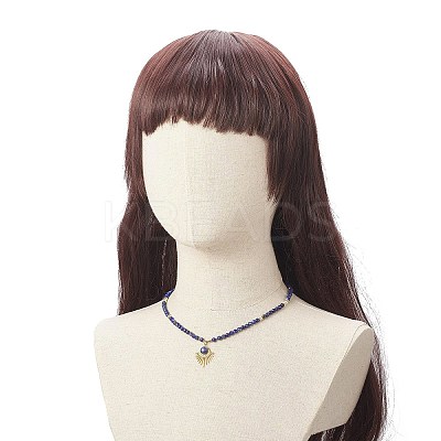 Mixed Natural Gemstone Beaded Necklaces NJEW-JN04226-1