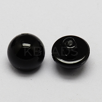 Taiwan Acrylic Dome Shank Buttons BUTT-F023-8mm-01-1