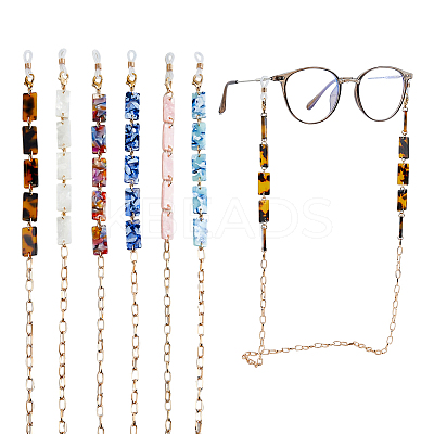 6Pcs 6 Style Eyeglasses Chains AJEW-FH0004-16-1