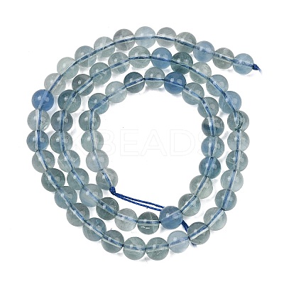 Natural Blue Fluorite Beads Strands GG-CBAF158-6mm-1