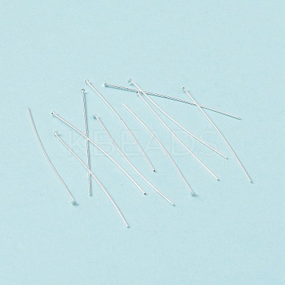 Brass Flat Head Pins KK-WH0058-03D-S-1