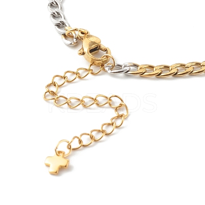304 Stainless Steel Chain Bracelet Makings AJEW-JB00996-01-1