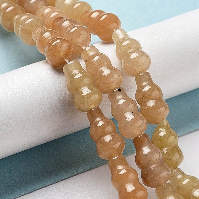 Natural Red Aventurine Beads Strands G-P528-G04-01-1