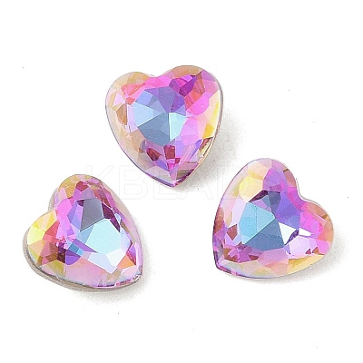 Glass Rhinestone Cabochons RGLA-L029-08B-HELA-1