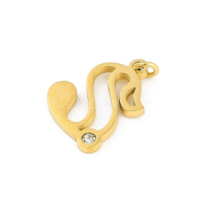 304 Stainless Steel Pendants LS-STAS-R137-01G-S-1