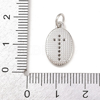 Brass Micro Pave Cubic Zirconia Pendants KK-G544-23P-1