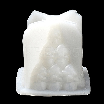 DIY 3D Halloween Skull Pyramid Candle Food Grade Silicone Statue Molds SIMO-B007-01-1