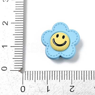 Spray Painted Alloy Beads PALLOY-S038-14A-1