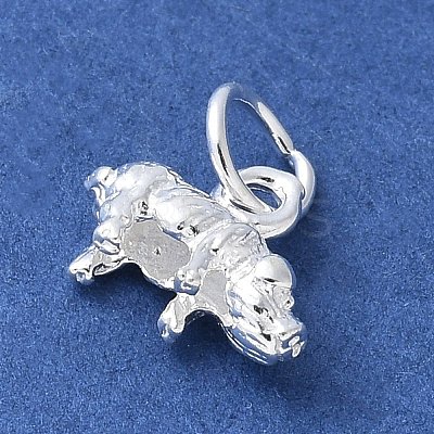 925 Sterling Silver 3D Chinese Zodiac Charms STER-P066-01S-12-1