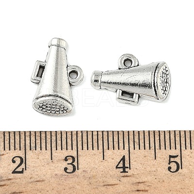 Cheerleader Megaphone Tibetan Style Alloy Pendants TIBEP-NH0001-01C-AS-1