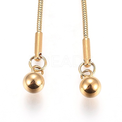 Adjustable 304 Stainless Steel Lariat Necklaces NJEW-Z005-12G-1