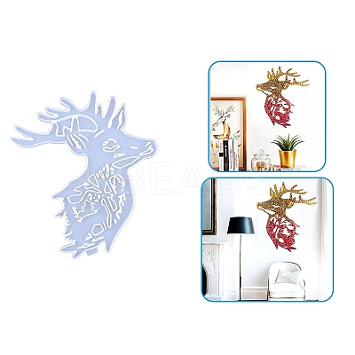 DIY Christmas Theme Display Decoration Food Grade Silicone Molds XMAS-PW0001-030A-1