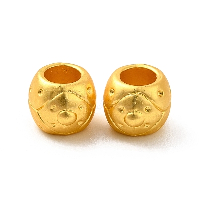 Rack Plating Alloy European Beads PALLOY-F287-56MG-1