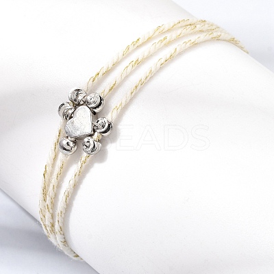Polyester Multi-Strand Bracelets FB-CBA983F-02P-01-1