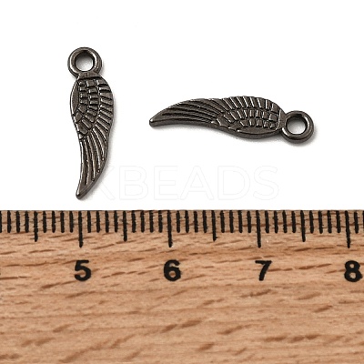 Tibetan Style Alloy Wing Charms LS-TIBEP-3344-B-RS-1